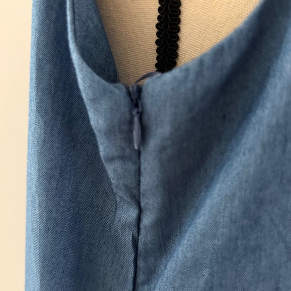 Super CUTE Like NEW GB Chambray Skort Romper Sz M - Picture 8 of 10